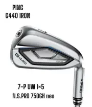PING G440 Iron 7 P UW Set of 5 N.S.PRO 750GH neo