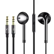 Cord Headset Earbuds with Microphone 3.5mm for Gaming Music on Computers Phones