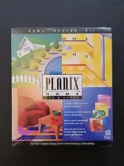 Planix Home for Windows 1993 Home Design Kit CAD Compatible Floppy Disk VTG PC