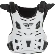 Fly Racing 36-16059 Revel Roost CE Rated Youth Guards OSFM White