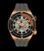 New Nubeo NB-6037-0F Mens Diver Watch Nereus Compressor Automatic. 50mm 30ATM.