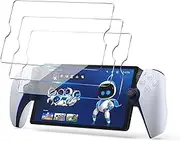 IBETEK Pack of 3 Screen Protectors for Sony PS5 PlayStation Portal Screen Protector, 9H Hardness Glass Tempered Glass Screen Protector for Sony PS5 PlayStation Portal Accessories, HD Screen Protector