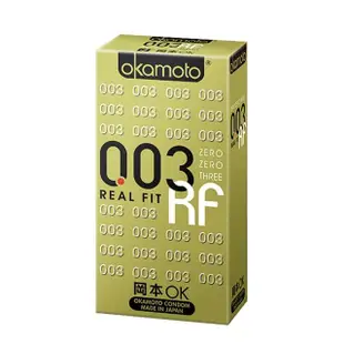 【Okamoto岡本】003RF極薄貼身保險套10入*2盒(共20入)