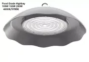 Food Grade professional LED Highbay 100W 150W 200W 4000K/5700K 0-10V dimming