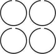 uxcell 4-Pack Piston Ring Set 49mm x 1.5mm Standard Piston Ring Piston Rings Electric Saw Replaces for Chainsaw Replacement Parts [Black]