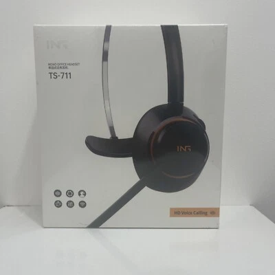 Somic ING TS-711 Mono Office Headset with HD Voice Calling New Sealed Box
