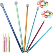 Coopay Tunisian Crochet Hooks Set 6.5mm-11mm, 32PCS: 6.5-11mm + Accessories