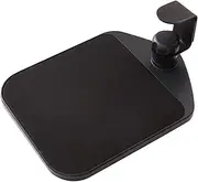 MagiDeal Computer Mouse Pad Clip on Desktop Swivel Mouse Platform Clamp on Under Desk for Work, Black