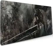 Lakivde Berserk-Guts Anime Mouse Pad 15.7 X 35.4 Inch (40 X 90 cm) Soft Gaming Mouse Mat Ultra Thick 3mm Extended Large Pattern_1 One Size