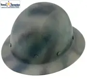 Dynamic Wolfjaw Full Brim Fiberglass Hard Hat 8 Pt Ratchet - Textured Camo