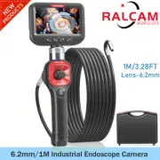 RALCAM 6.2mm Endoscope Camera 4.3" IPS 1080P HD Borescope Inspection Camera
