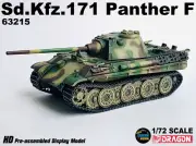 1:72 DRAGON ARMOR Sd.Kfz.171 Panther F Medium Tank Diecast PVC Military Model