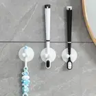 3Pcs with Suction Cup Toothbrush Holder Groceries Storage Rack Bathroom