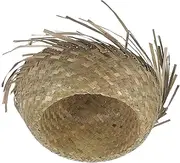 [LIFKOME] Hawaiian Hat Woven Hat for Men Decorative Beach Hat for Special Occasions