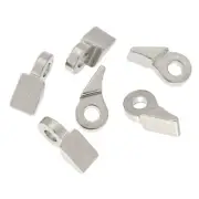 6pcs 2.5mm x 3.2mm x 1mm Eye Glasses Frame Front Single Hinge Three Barrel
