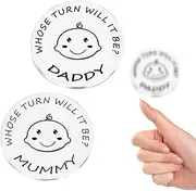 OUDQFCJ Pregnancy Gift Decision Coin Gifts for Baby Birth Gift Idea for Expectant Mothers Expectant Fathers New Dad Mum Christening Gifts Boys Girls