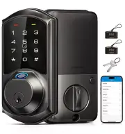Veise Fingerprint Smart Lock for Front Door, 7-in-1 Keyless Entry Deadbolt wi...