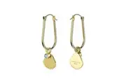 Golden Gleam Stainless Steel Earrings - JPHSCG-J258