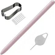 [Bestdealing] Galaxy Tab S6 Lite Stylus P610N P615 P610 S Pen Replacement Touch Pen for Samsung Galaxy Tab S6 Lite SM-P610N SM-P615 SM-P610 10.4" with Tips Tweezer S6lite Pen Repair Part (Chiffon Pink)