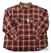 Carhartt Plaid Shirt Mens 4XL Rugged Flex Multicolor Long Sleeve Lightweight NWT