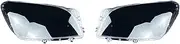 Car Front Headlight Cover Light Glass Lens Caps Transparent Lampshade Shell Compatible for Toyota Rav4 2005-2008 Headlight Cover Replacement(A Piar)