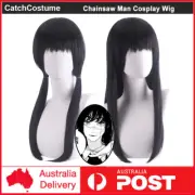 Anime Chainsaw Man Mitaka Asa Cosplay Wig Women Long Black Straight Party Hair