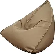 UYSOFRCV Beanbag Chair Slipcover Waterproof Indoor Outdoor (Without Filling) for Adults and Kids Beanbag Chair Seat Cover Highback Beanbag,Khaki,XL