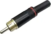 Speaker Plug,Video Wire Plug - Male Plug, Screw Terminal Connector, Audio Connector Adapter for Speaker Wire Ends