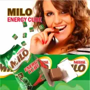 Original Milo Energy Cube Crunchy Lunchbox Snack (100pcs x 2pack) Boost Stamina