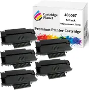 5 Pack Compatible Toner Cartridge for Ricoh 406567 TYPE-SP1100HS (4,000 Pages) for Lanier Ricoh Aficio SP 1100SF
