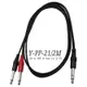 Stander Y-PP-21 Y Cable Y型線 立體聲轉單聲道導線 Boss FS-6 可用 (10折)
