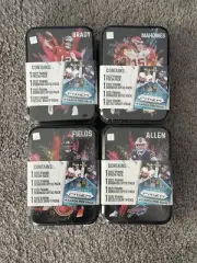 2021/22 Panini NFL Championship Tins 4 Box Lot Mahomes, Brady, Allen, Fields