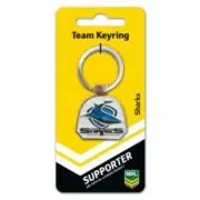 NRL Cronulla Sharks House 3D Key Ring - Licenced NRL