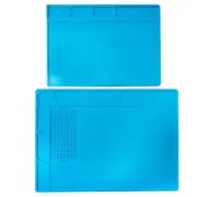 Watch Repair Work Mat Non-slip Rubber Table Durable Silicone Ruler Cleaning