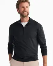 NWT JOHNNIE-O $98 FLEX PREP-FORMANCE 1/4 ZIP PULLOVER IN BLACK SZ XXL