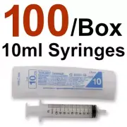 100 x 10ml Luer Slip Tip SYRINGES No Needle Terumo Sterile Sydney Stock