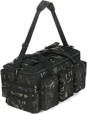 3 In 1 Military Duffel Bag 50L Gym Bag for Men Convertible Weekender Backpack for Sports Travel Basketball, 50L-CamoCP, 20" x 12" x 12"
