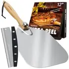 Pizza Peel Aluminum Pizza Spatula, Mooues 12 inch Metal Pizza Paddle(12"x 14"...