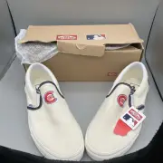 Vans MLB Classic Slip On Shoes Chicago Cubs Wool, Mens 9.5 / Women’s 11 with Box