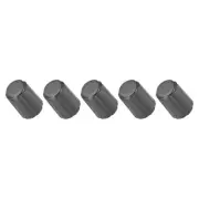 Potentiometer Control Knob Insert Shaft Switch Knobs 11.5x15mm/ 6mm/Black / 5Pcs