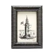 Pigeon & Poodle Metz Lacquered Resin Frame, 4 x 6
