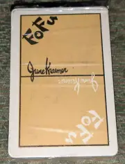 Vintage FoFu June Kramer Playing cards Deck