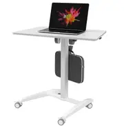 Altus Mobile Sit Stand Desk Laptop Table Adjustable Height Office Workstation