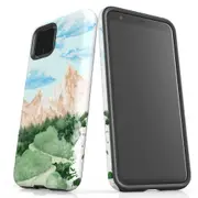 For Google Pixel 4 Case Tough Protective Cover Mountainous Nature