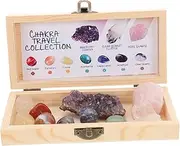 HEATSHAKING 1 Set Crystal Ore Specimen Unprocessed Crystals Mineral Stones Chakra Crystals Raw Stones Rough Crystals Irregular Rocks Adornment Stones Natural Crystal Mineral Raw Rough Stones