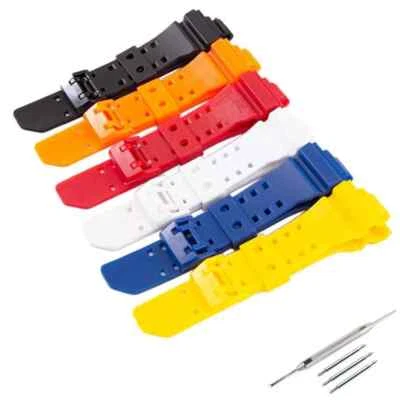 16mm Resin Watch Band Strap For GA400 GBA401 Bracelet + Tools