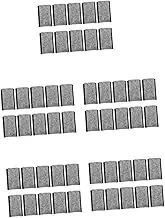 Mipcase 5sets Furniture U-Shaped Foot Pads Wheels Prevent Floor Chair Toe Pads Chair Pad U Shaped Carpet Felt Pads for Furniture Chair Leg Protectors Rugs Rectangle Stop Swivel 10pcs*5