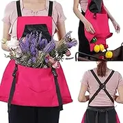 Unique Gardening Apron Gifts with Pockets & Harvest Basket for Women, Men, Gardeners