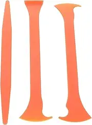 ETHZZLE 3pcs Car Film Tool Wrap Tool Kit Window Tint Squeegee Car Window Squeegee Plastic Orange