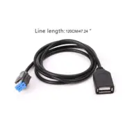 4-pin Car USB Cable Adapter Extension Cord For Nissan Teana Qashqai o Rad
